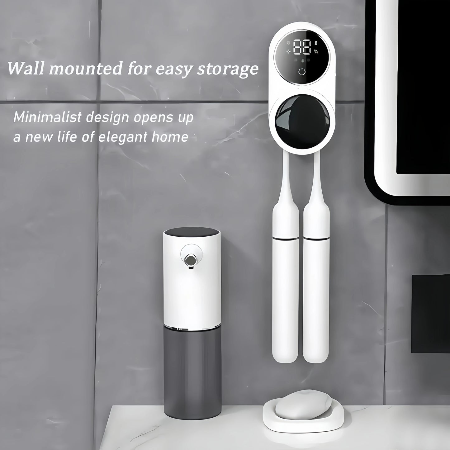 USB charging smart toothbrush sterilizer